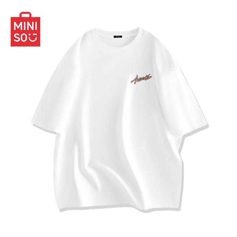 MINISO Men s Loose Fit Cotton Graphic T-Shirt 3XL