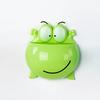 Cute Frog Sucker Wall Mounted Toothbrush Holder Toothbrush Toothpaste Storage Rack KTY