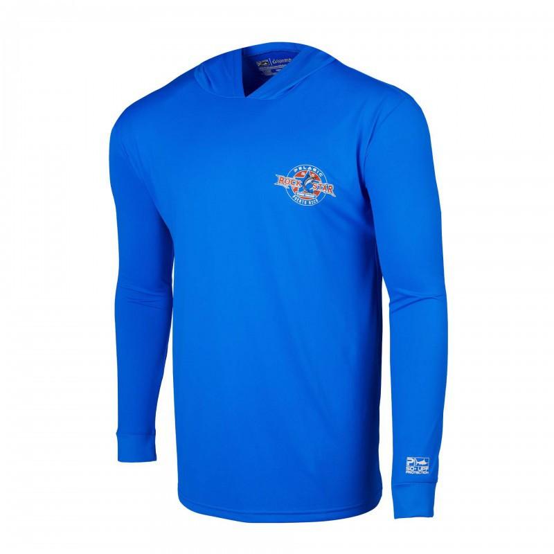 Pelagic Men s Fishing Sunscreen Clothing Quick-drying Breathable Ice-sensing Long-sleeved Hoded Dress M
