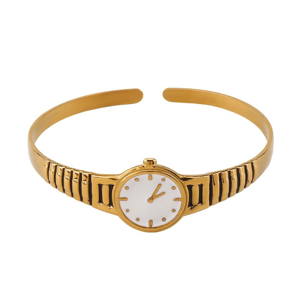 Creative Open Bracelet Vintage Titanium Steel Hand Chain Exquisite Watch Design Bangle  Unisex