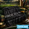 Custom Personalized Blanket Grey Doctor Soft Throw Blanket, Suitable for Family and Friends, Sofa Blanket,Home Decor Christmas gift
