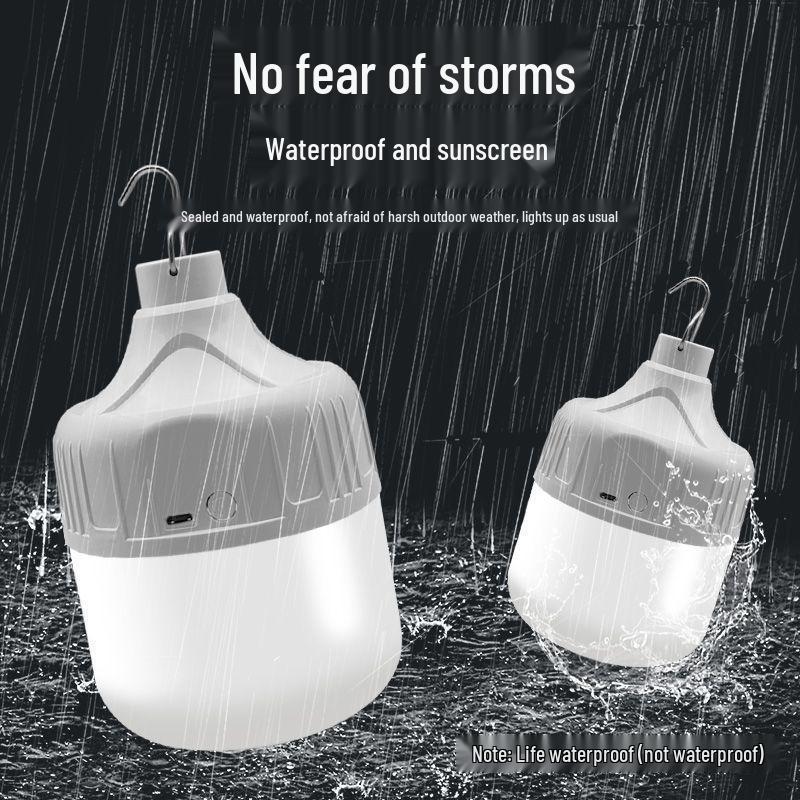 Super Bright Wireless Waterproof Bulb for Home, Outdoor, and Market Stalls