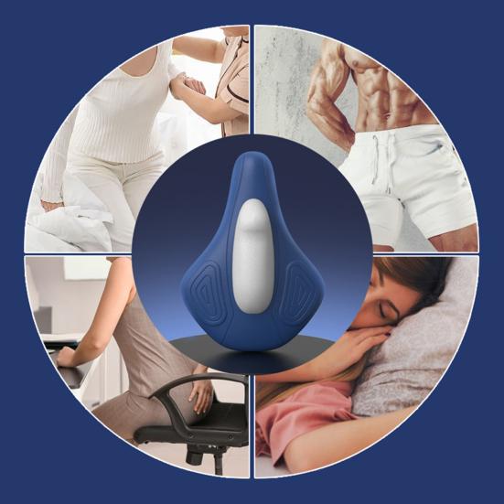 Elektrischer Beckenbodentrainer 4 Vibrationsmodi Wiederaufladbar Männer Frauen Rückbildung nach der Geburt Blase Prostatitis Linderung Kissen Beckenbodenmuskulatur Trainer