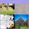 High-quality Halloween Horrible Spider Web Ideal For Spooky Party Decorations