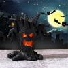 4Pcs Halloween Tree Ghostly Collectible Miniature Figurine Horror Resins Figure for Festivals Garden Landscape Ornaments