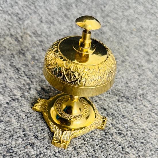 Brass Desk Bell, Antique Hotel Reception Service Counter Bell,  Home Decor Birthday Gift
