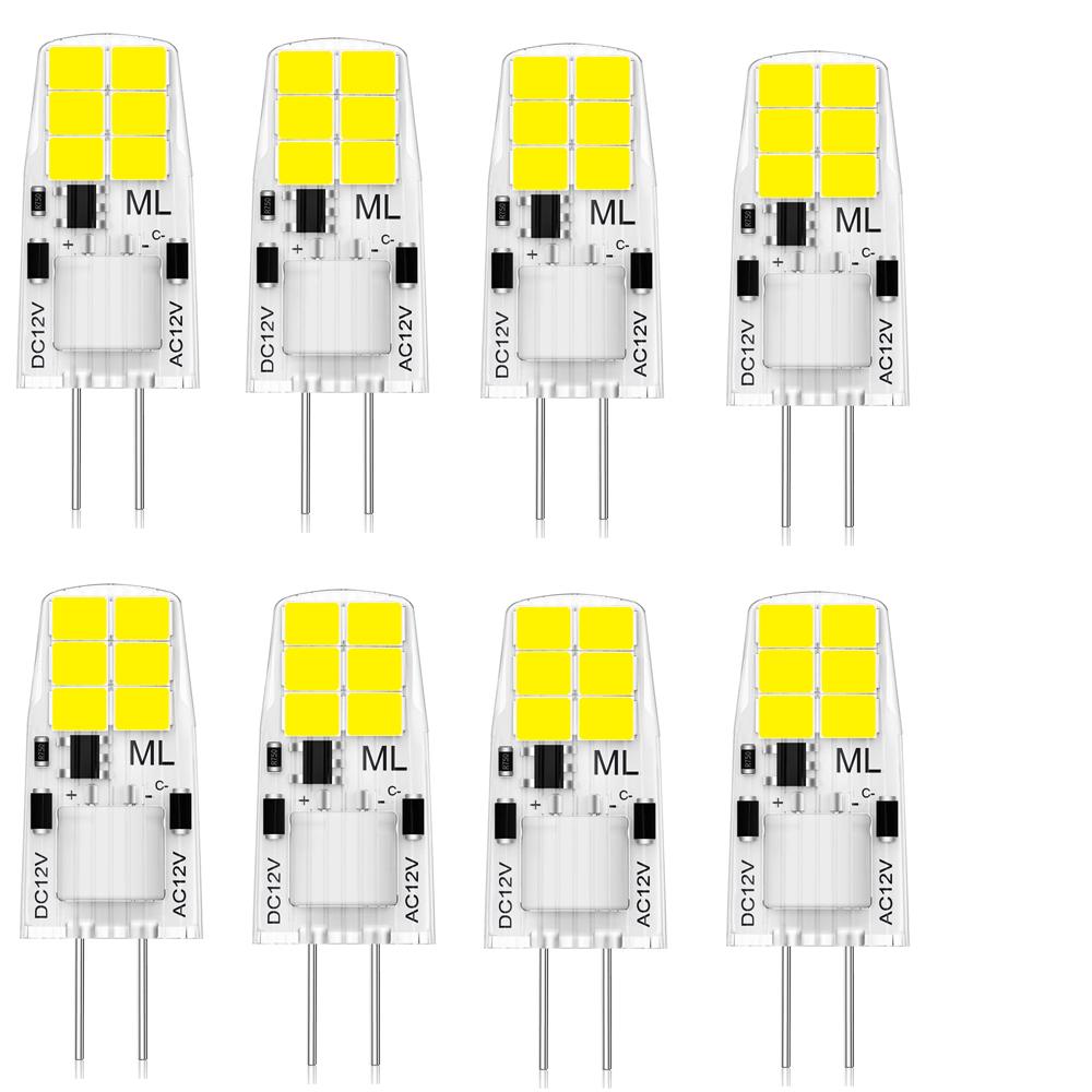 4/8pcs G4LED Plug-in Bulb Super Bright Light Source LED Energy Saving Small Light Bulb Suitable For Pendant Light Crystal Lamp