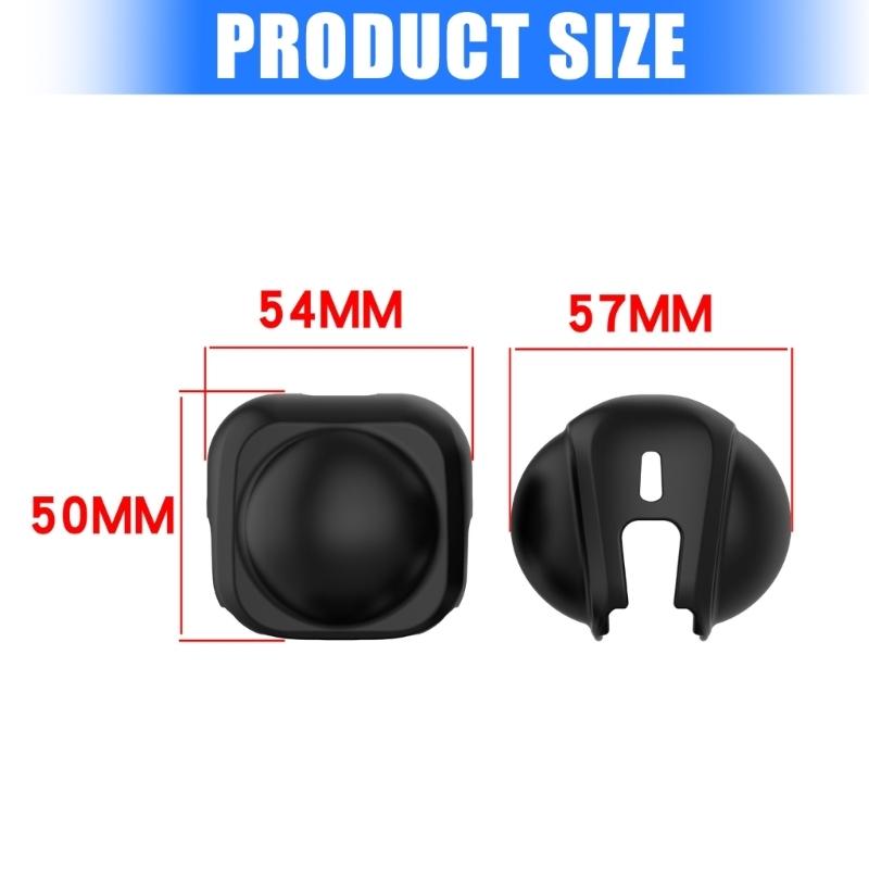 Lens Cap for Insta360 X5 X4 Protector Cover for Insta360 X4 Camera Anti-dust Anti-scratch Silicone Lens Protective Case
