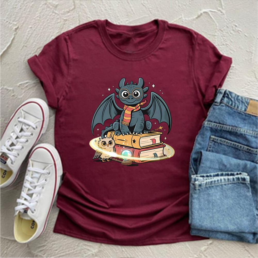 Toothless Vintage Tshirt How To Train Your Dragon Tshirt Dragon Graphic T Shirts Bookish Shirt Unisex Women Short Sleeves Tops