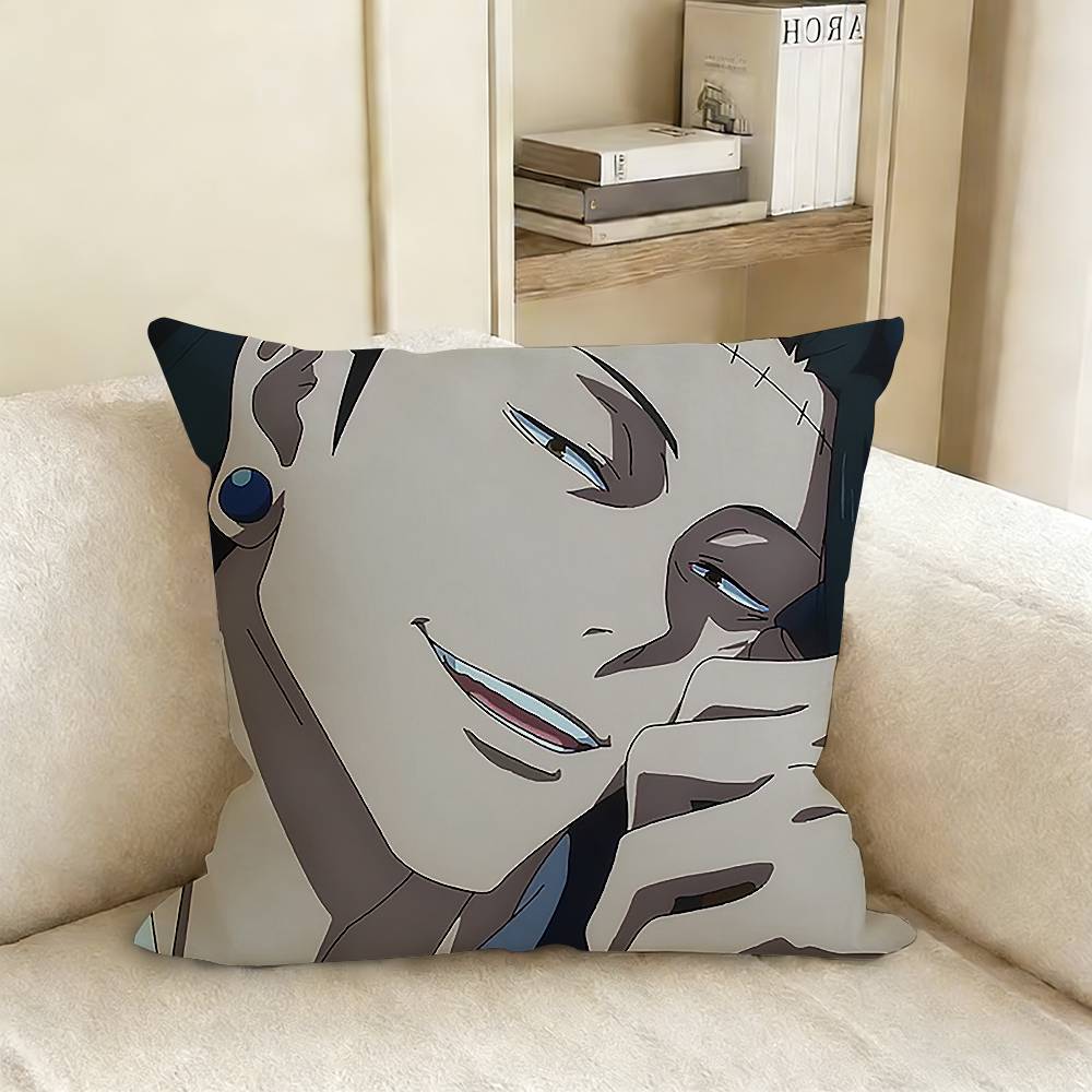 Anime GGeto SSuguru Pillow Case Living Room Sofa Cushion Cover Suitable For Home Bedroom Room Decoration