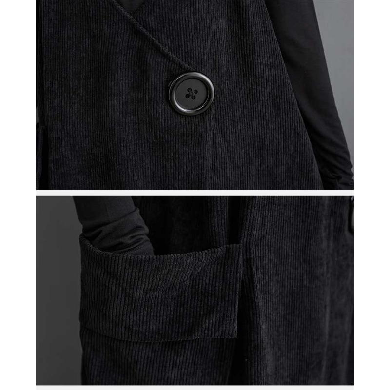 New Plus Size Design Crafted Straps Adjustable Loose Dresses