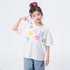 Xiaoyinman Girls' Cartoon Print Short Sleeve T-shirt