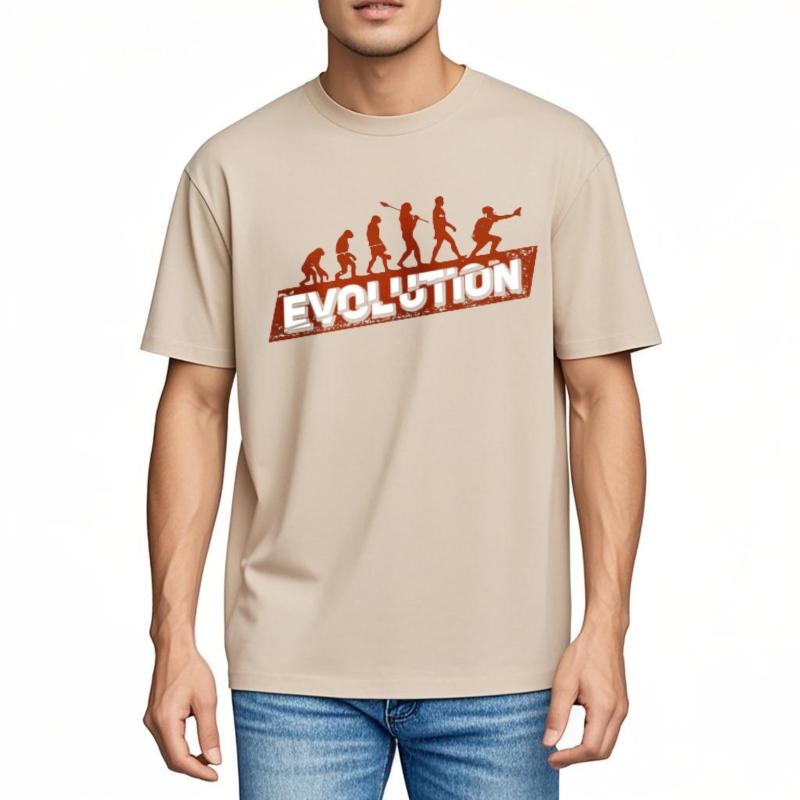Minimalist Tshirt Adult For Unisex Round Neck Tshirt Plus Size Evolution Of HuUnisex To Baseball Player Anime For Her Tee Shirt