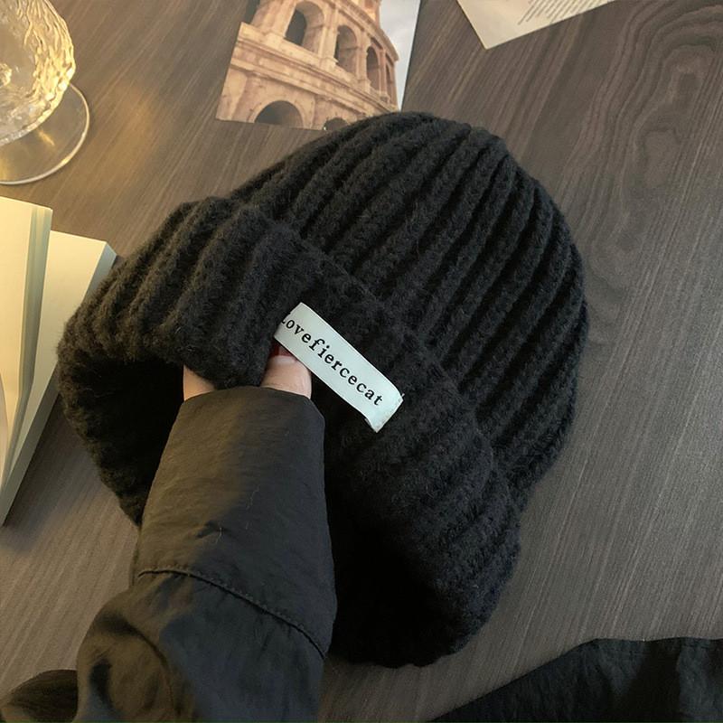 Cozy And Stylish Japanese Knit Slouchy Beanie Hat For Autumn And Winter Wear