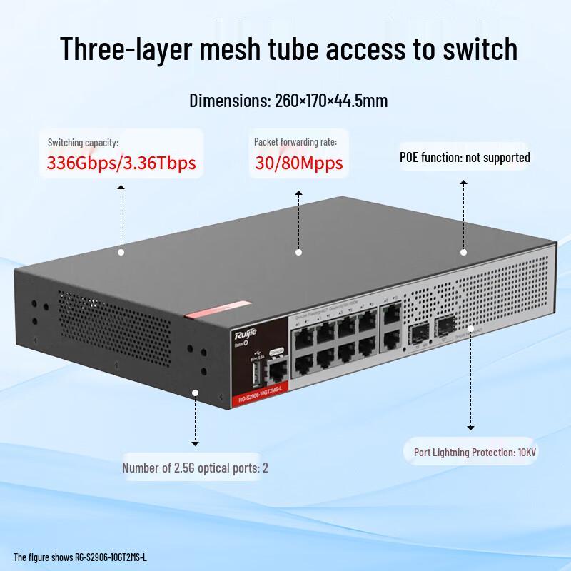 Ruijie 10-Port Gigabit Managed Switch