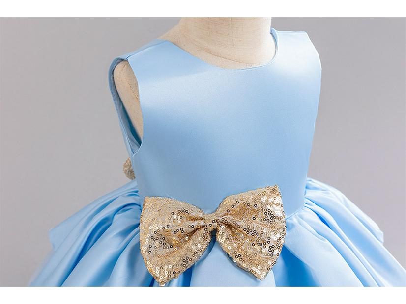 European & American Kids' Tulle Princess Party Dress - Puffy, Tiered Design for Girl's Birthday & Evening Events