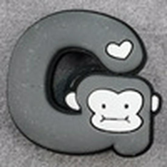 Animal Letter Shoe Charms: Creative Cartoon Detachable Buckles for Garden Clogs