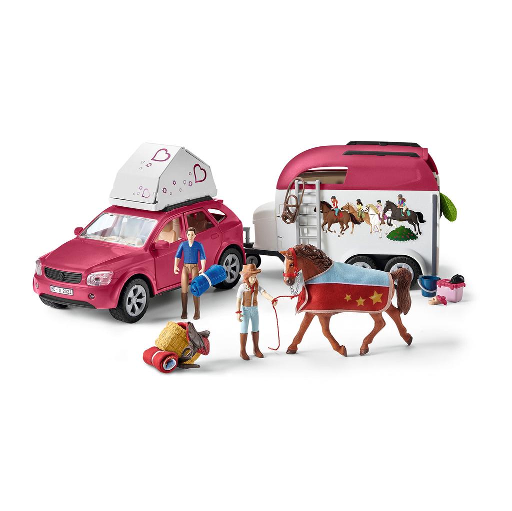[Amazon.co.jp Exclusive] Schleich Horse Club Horse Trailer Camping 42535