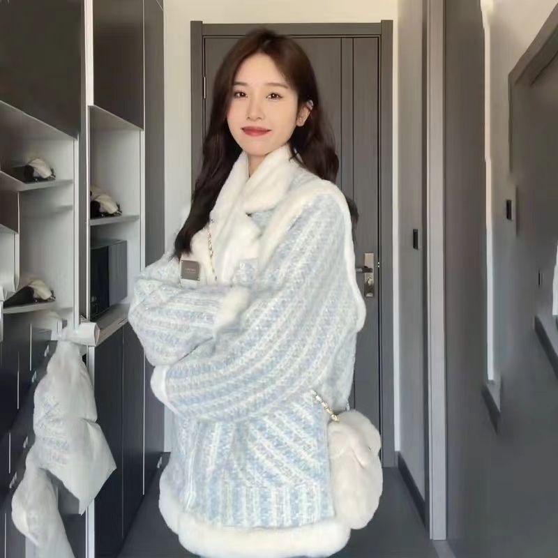 Winter  Fleece Lined Coat Women Oversized Thick Warm Two Sided Wear Padded Jacket
