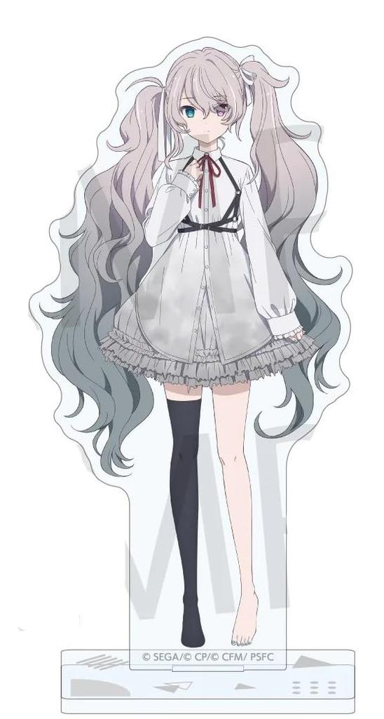 Die zerbrochene Welt und Miku, die singt Acryl-Ständer Hatsune Miku Welt Charakter Illustration Offizielles Merchandise Niemandes