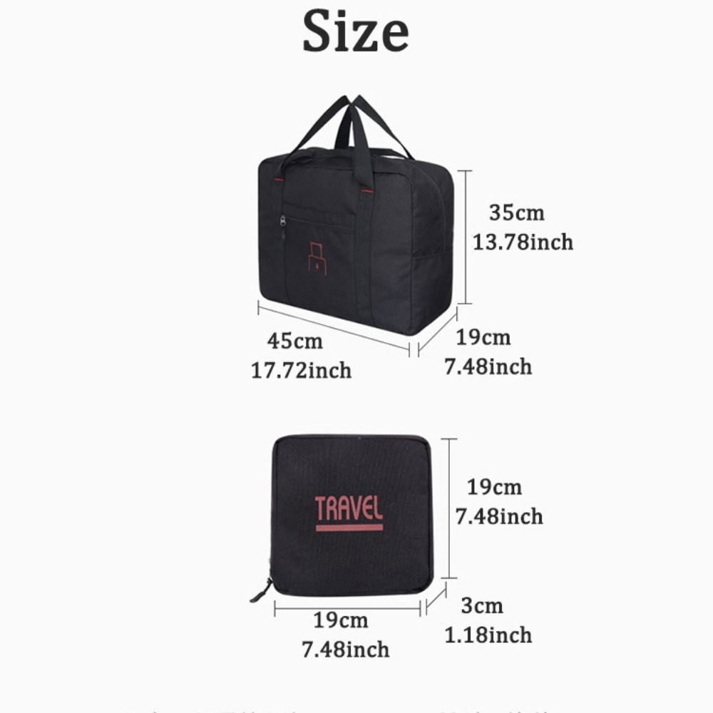 Oxford Cloth Clothing Organizing Bag Foldable Portable Bedding Storage Bag Handbags Large Capacity Travel Duffel Bag Unisex