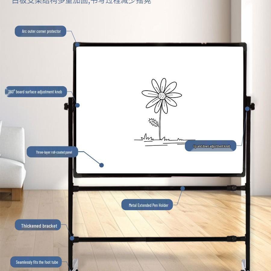 SF Express Magnetic Whiteboard Stand – Mobile, Thickened, Large Office & Meeting Writing Board