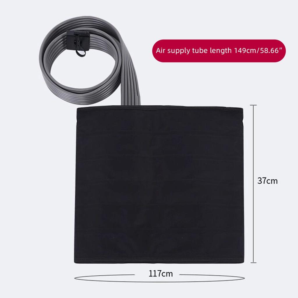 AC220V Electric Air Compression Massager 6 Air Bags Waist Leg Pump Wraps Foot Ankles Calf Massage Presoterapia Pain Relaxation