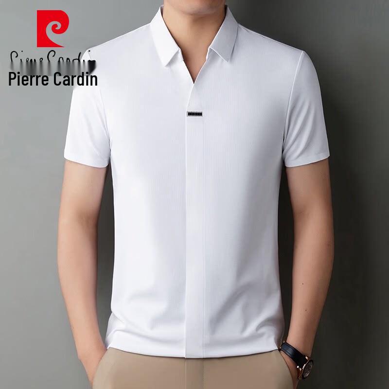 Pierre Cardin Men s Short Sleeve Lapel T-Shirt 3XL