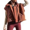 Women's Warm Fuzzy Lamb Wool Sleeveless Vest Outerwear Casual Fashion Vest For Ladies