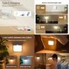 Typec Rechargeable Night Light With Infrared Sensing And Smart Control For Bedside Use