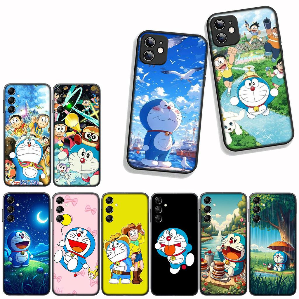 Cover for Motorola Moto E14 E15 G04 G05 G14 G15 G54 G24 Power G34 G35 G75 G84 G85 G45 G55 G64 Case Cute D-Doraemons Cat Poster