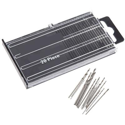 Precision HSS Spiral Drill Bits (20Pcs Set) for Jewelry Making and Watch Repair