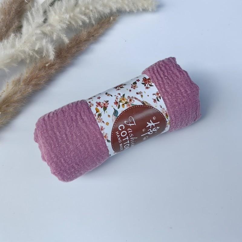 Monochrome Cotton And Linen Scarf, Beard Headscarf, Crumpled Scarf, Shawl, One Piece Will Be Sent On Behalf Of Wj01.