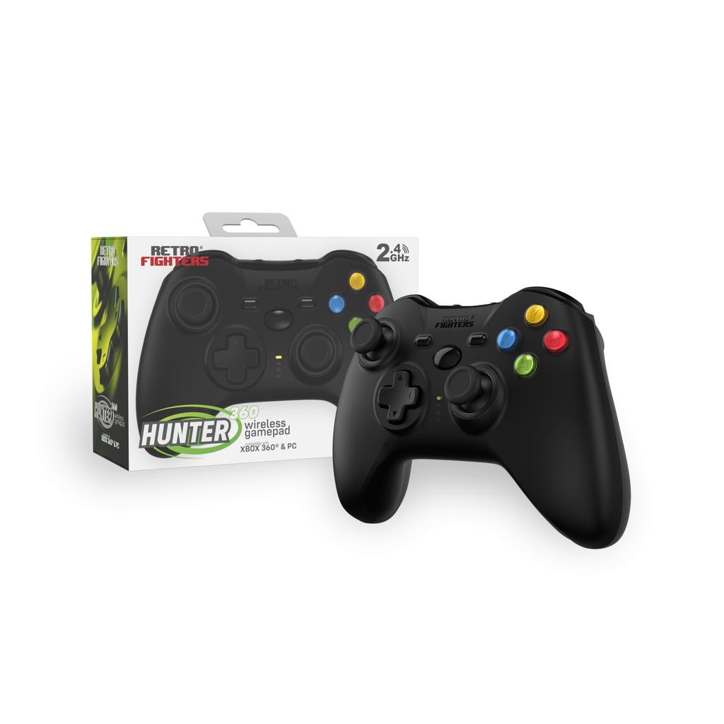 Retro Fighters Hunter 360 Wireless Controller for featuring Hall Effect and Drift PC/Xbox 360, Sensor, 2.4GHz Wireless, USB-C Charging, Prevention,