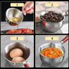 150ML-300ML Stainless Steel Milk Pot Hot Oil Pan Butter Melting Sauce Cooking Small Pot Kitchen Essential Tool