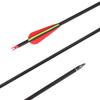 Jun Shi 6.2mm Carbon Archery Arrows - 12 Pack