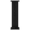 Plant Stand 2 Pcs Black Oak 25 X 25.5 X 80.5 Cm
