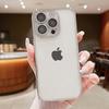 Fashion Transparent Soft Phone Case for 17 Air 16 15 14 Plus 13 12 Mini 11 Pro Max Lens Protection Plating Back Cover