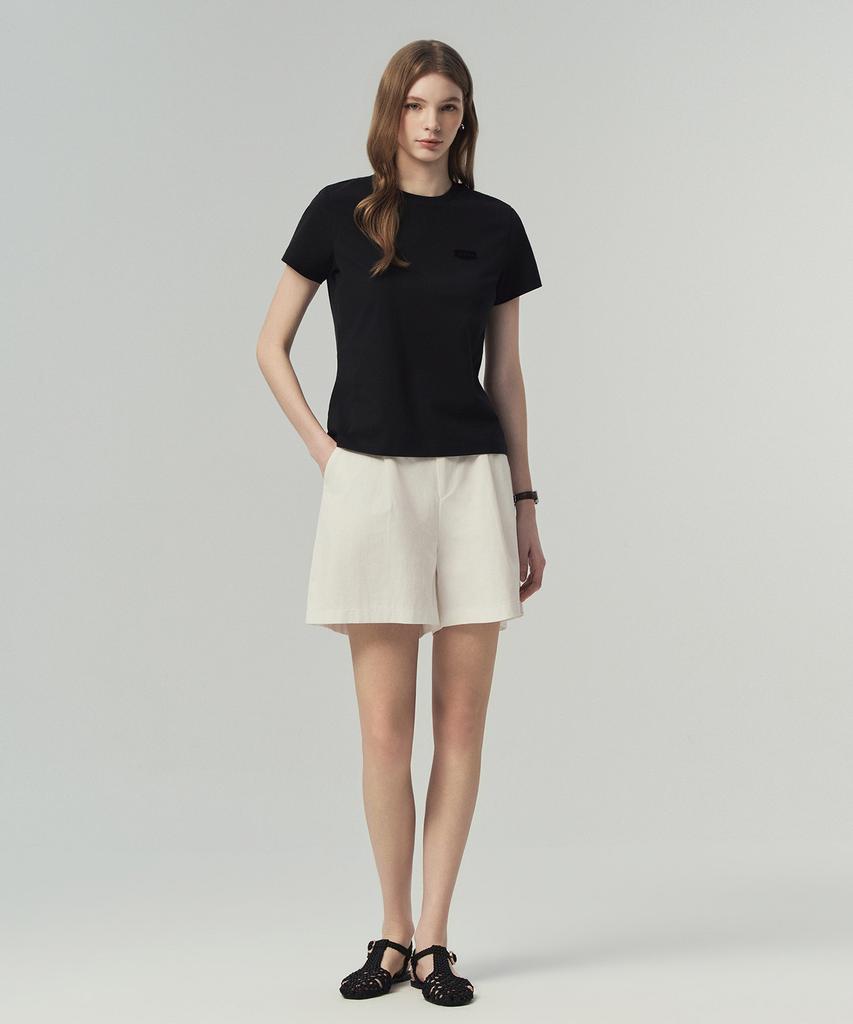 DUVETICA Messina (Black) (Women'S Short Sleeve T-Shirt)