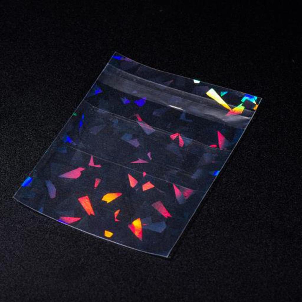 50 Stück Holografische Kartenhüllen Größe Abdeckung Spielhalter Hüllen Selbstklebend
