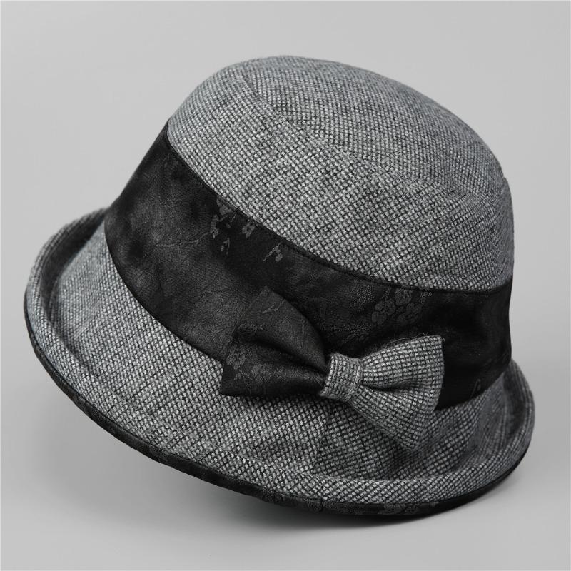 

Hat women s autumn and winter casual warm bucket hat fashionable bucket hat M（56-58cm）