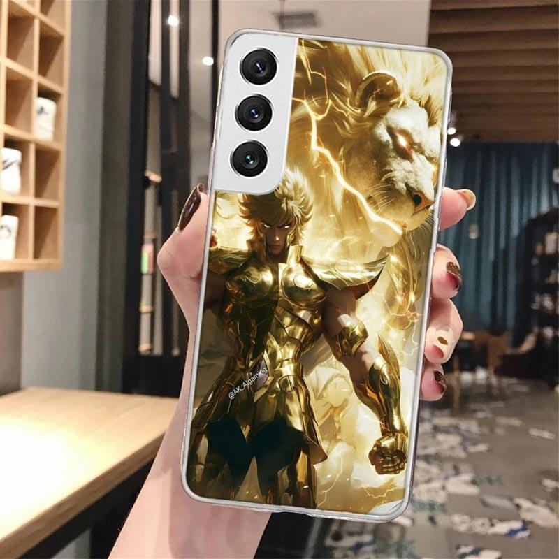 Saint Seiya Cool Soft Phone Case For Samsung Galaxy S24 S23 S22 S25 Ultra S21 Plus S20 FE S10 + S25 Edge Pattern Capa Galaxy S24