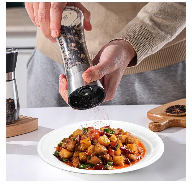Glass Spice Grinder Set