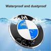 Set of 4 blue hub cover Compatible with BMW center wheel ABS car accessories - 68mm