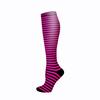 Compression Socks Small Dots Stripe Candy Color Varicose Vein Nurse Sports Running Calf Pressure Stockings Protect Feet Support