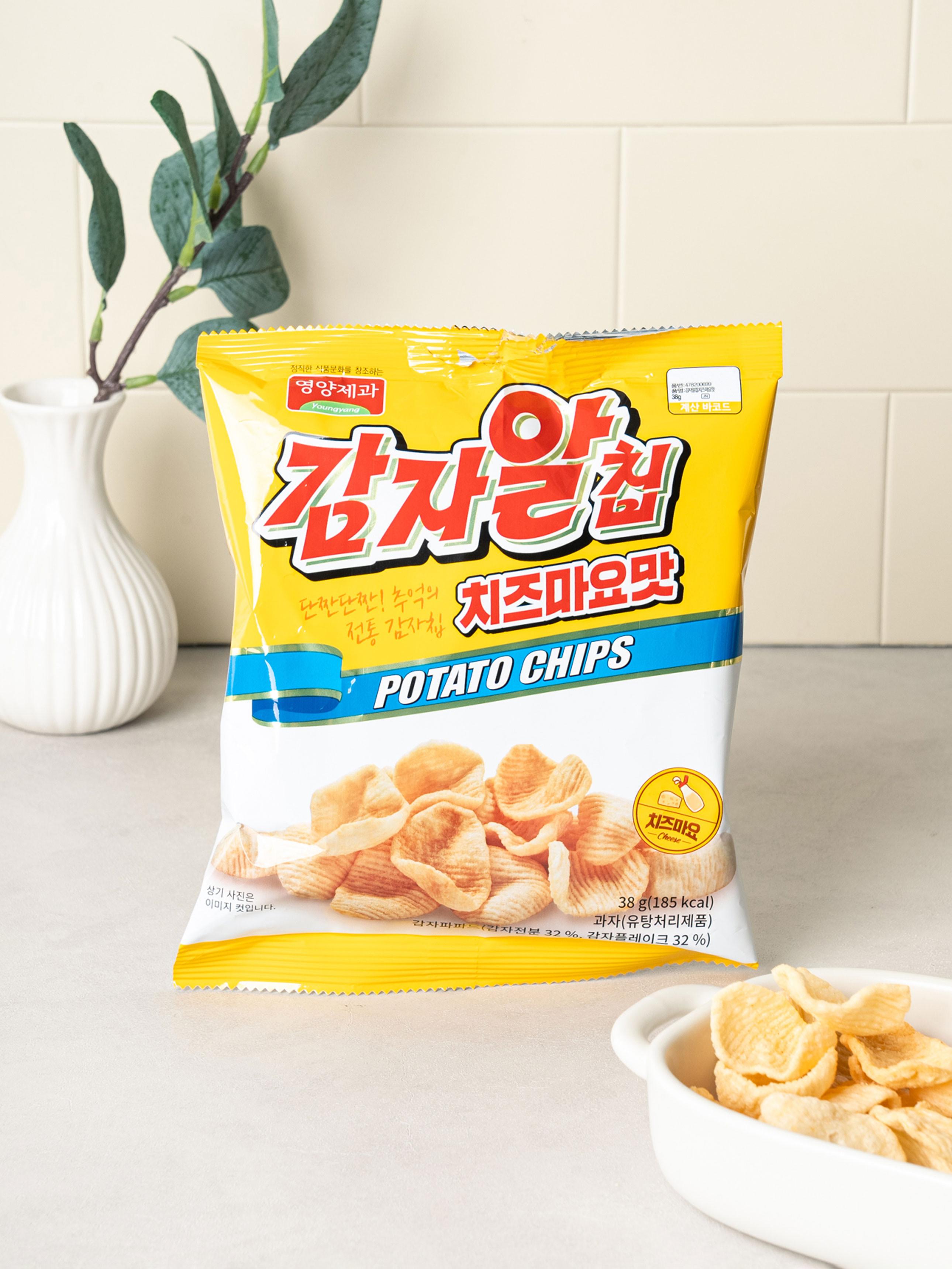 Potato Crunch Chips, Cheese Mayo Flavor, 38g 1ea