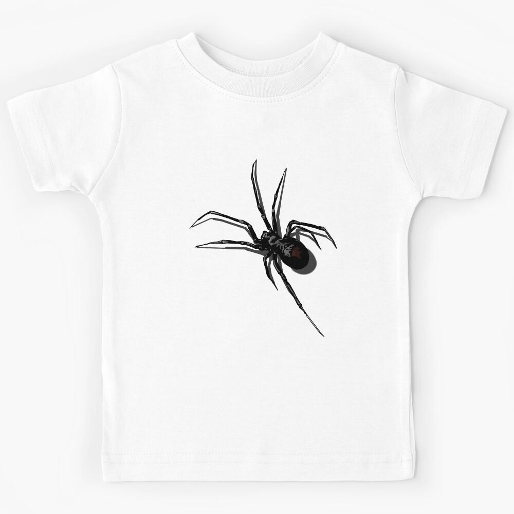 Realistic Spider Climbing Kids T-Shirt 100