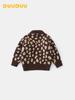 DUUDUU Unisex Baby Toddler Knit Sweater - Korean Style Autumn/Winter 2025