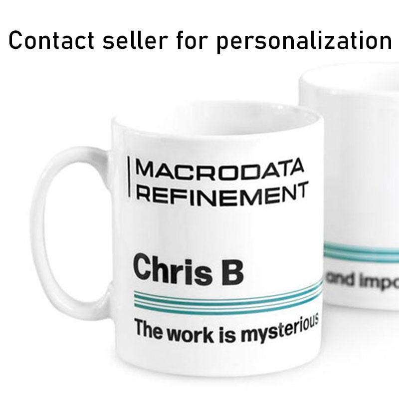 Severance TV Show Merch - Personalized Lumon Industries Mug - Macrodata Refinement Department Custom Coffee Cup 11oz