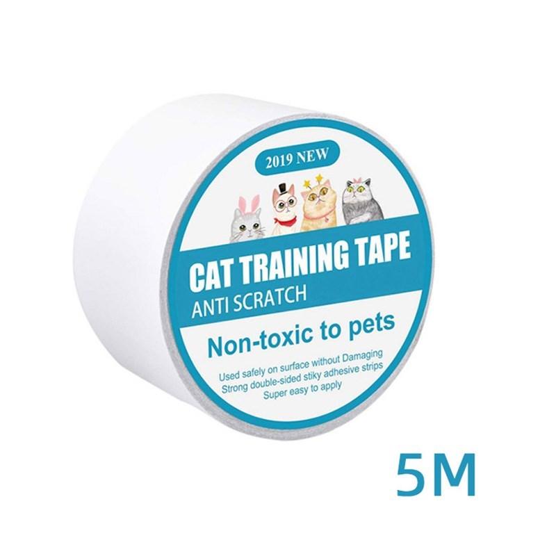 

Cat Scratch Deterrent Tape Clear Double-Sided Cat Anti Scratch Training Tape 5m/Width: 6.35cm
